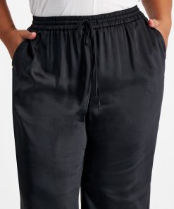 Bar III Plus Size Washed Satin Pull-On Wide-Leg Pants, Created For Macy's 3 Bar III Plus Size Washed Satin Pull-On Wide-Leg Pants, Created For Macy's -CeCe cloth-shop 22337718 fpx