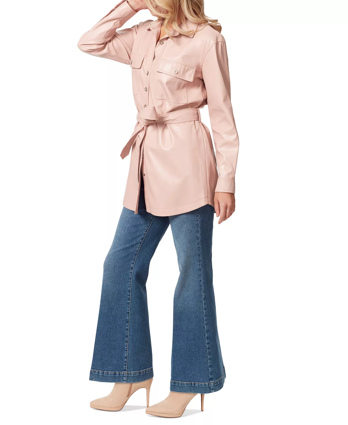 Jessica Simpson Women's Paula Belt-Tie Shacket - Image 5