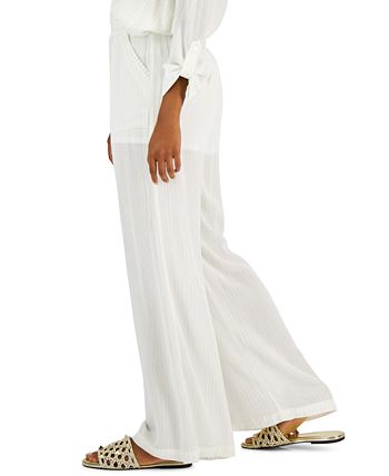 Women's Pull-On Patch Pocket Wide-Leg Pants, Created For Macy's INC International Concepts Women's Pull-On Patch Pocket Wide-Leg Pants, Created For Macy's -CeCe cloth-shop