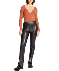 Steve Madden Women's Anastasia Faux-Leather Leggings -CeCe cloth-shop 22368366 fpx