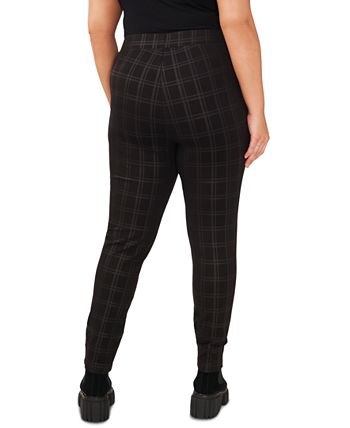Plus Size Plaid Leggings Vince Camuto Plus Size Plaid Leggings -CeCe cloth-shop