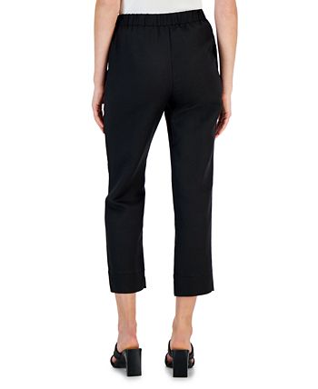 Alfani Women's Linen Blend Pull-On Pants, Created For Macy's 2 Alfani Women's Linen Blend Pull-On Pants, Created For Macy's - Image 2