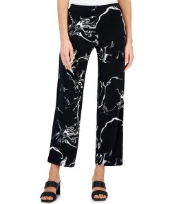 Alfani Women's Printed Wide-Leg Pants, Created For Macy's