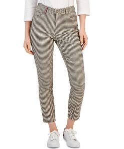 Tommy Hilfiger Women's Tribeca Skinny-Ankle Check Pants