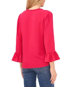 CeCe Ruffle-Sleeve Top -CeCe cloth-shop 22417159 fpx