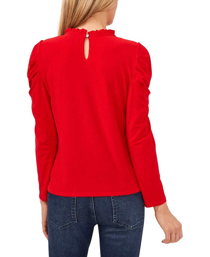 CeCe Women's Mock-Neck Long-Sleeve Knit Top 2 CeCe Women's Mock-Neck Long-Sleeve Knit Top - Image 2
