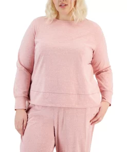 ID Ideology Plus Size Retro Recycled Long-Sleeve Top, Created For Macy's -CeCe cloth-shop 22444955 fpx