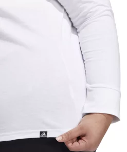 ADIDAS Plus Size Logo T-Shirt -CeCe cloth-shop 22467578 fpx