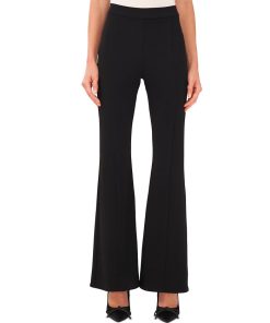 CeCe Women's Princess-Seam Flared Wide-Leg Pants