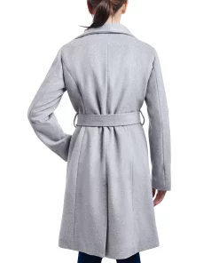 Michael Kors Women's Asymmetric Belted Wrap Coat, Created For Macy's 16 Michael Kors Women's Asymmetric Belted Wrap Coat, Created For Macy's -CeCe cloth-shop 22474859 fpx