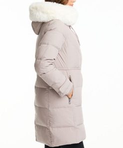 Vince Camuto Women's Faux-Fur-Collar Hooded Puffer Coat -CeCe cloth-shop 22475932 fpx