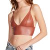Steve Madden Women's Melika Faux-Leather Bralette