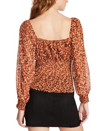 Women's Shannon Smocked Top Steve Madden Women's Shannon Smocked Top -CeCe cloth-shop