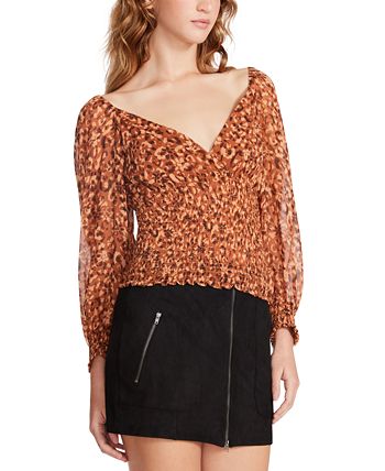 Women's Shannon Smocked Top Steve Madden Women's Shannon Smocked Top -CeCe cloth-shop