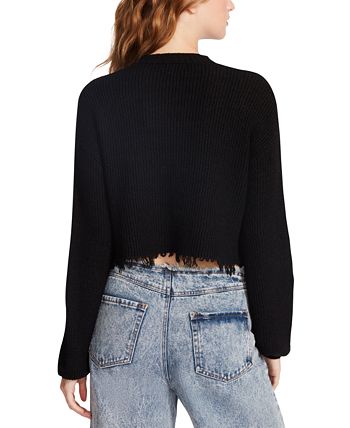 Women's Camille Raw-Hem Sweater Steve Madden Women's Camille Raw-Hem Sweater -CeCe cloth-shop