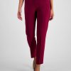 Bar III Women's Bi-Stretch Mid-Rise Ankle Pants, Created For Macy's