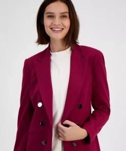 Bar III Women's Bi-Stretch Faux-Double-Breasted Jacket, Created For Macy's 4 Bar III Women's Bi-Stretch Faux-Double-Breasted Jacket, Created For Macy's -CeCe cloth-shop 22542384 fpx