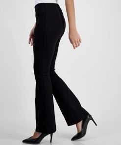 Bar III Women's Pull-On High-Rise Flare-Leg Pants, Created For Macy's -CeCe cloth-shop 22542395 fpx