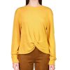 Sanctuary Women's Knotted-Front Long-Sleeve Knit Top