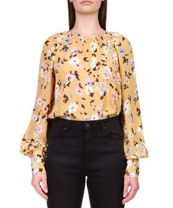 Sanctuary Women's Floral-Print Balloon-Sleeve Blouse