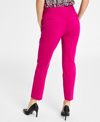 Women's Straight Leg High-Rise Ankle Pants, Created For Macy's Bar III Women's Straight Leg High-Rise Ankle Pants, Created For Macy's -CeCe cloth-shop
