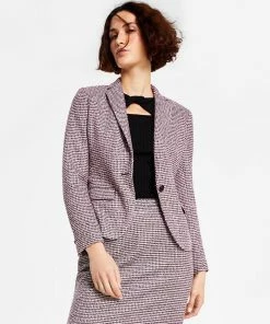 Bar III Women's Single-Button Long Sleeve Blazer, Created For Macy's