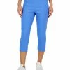 Charter Club Women's Jacquard Pull-On Capris Pants, Created For Macy's