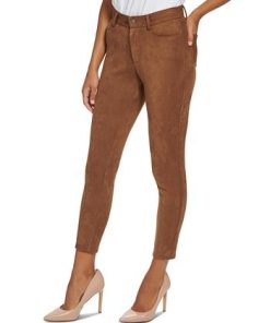Tommy Hilfiger Faux Suede Mid Rise Skinny Ankle Pants 2 Tommy Hilfiger Faux Suede Mid Rise Skinny Ankle Pants -CeCe cloth-shop 22584028 fpx
