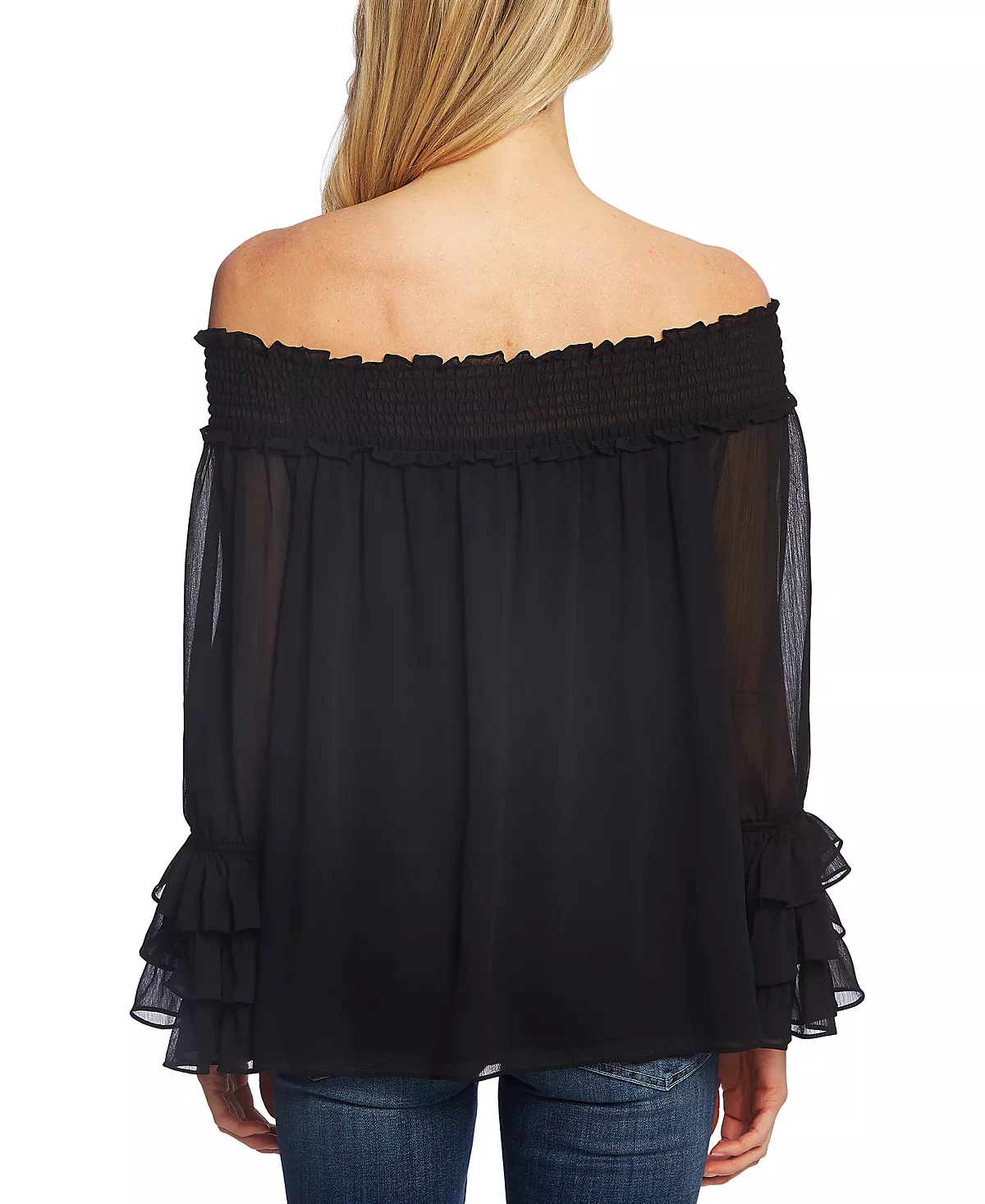 CeCe Smocked Off-The-Shoulder Top - Image 2