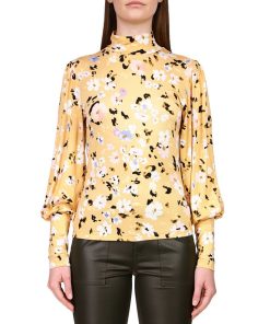 Sanctuary Women's Meant To Be Mock Neck Long Sleeve Top