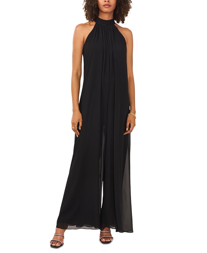 Women's Tie-Back Halter Jumpsuit Vince Camuto Women's Tie-Back Halter Jumpsuit -CeCe cloth-shop