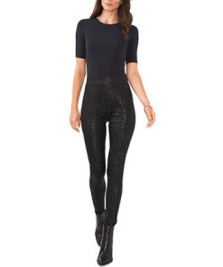Vince Camuto Women's Animal-Print Pull-On Leggings 2 Vince Camuto Women's Animal-Print Pull-On Leggings -CeCe cloth-shop 22598214 fpx