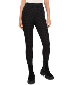 Vince Camuto Women's Houndstooth-Print Pull-On Leggings