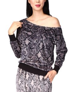 Michael Kors Women's Snake-Print Off-The-Shoulder Top
