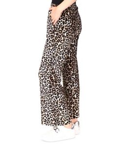 Michael Kors Women's Cheetah Flared Pull-On Pants 2 Michael Kors Women's Cheetah Flared Pull-On Pants -CeCe cloth-shop 22607667 fpx