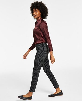 Women's Tummy-Control Pull-On Skinny Pants, Created For Macy's Alfani Women's Tummy-Control Pull-On Skinny Pants, Created For Macy's -CeCe cloth-shop