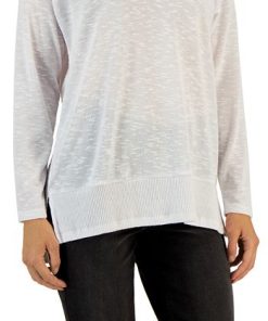 Style & Co Women's V-Neck Snit Top, Created For Macy's 2 Style & Co Women's V-Neck Snit Top, Created For Macy's -CeCe cloth-shop 22633853 fpx