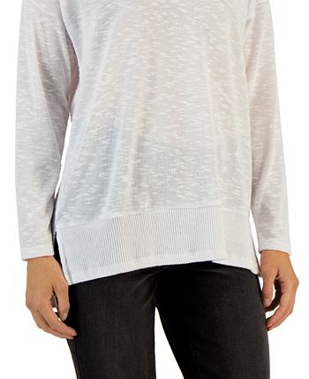 Women's V-Neck Snit Top, Created For Macy's Style & Co Women's V-Neck Snit Top, Created For Macy's -CeCe cloth-shop