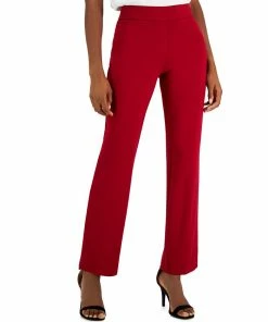 Anne Klein Women's Pull-On Slash-Pocket Pants