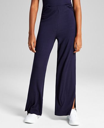 Women's Ribbed High-Rise Wide-Leg Pants And Now This Women's Ribbed High-Rise Wide-Leg Pants -CeCe cloth-shop