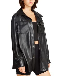 Steve Madden Women's Faux Good Measure Shacket -CeCe cloth-shop 22683615 fpx