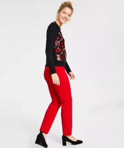 Charter Club Women's Pull-On Tummy-Control Pants, Regular & Short Lengths, Created For Macy's -CeCe cloth-shop 22684646 fpx