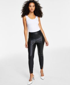 Bar III Seamless Scoop-Neck Thong Bodysuit, Created For Macy's -CeCe cloth-shop 22684946 fpx