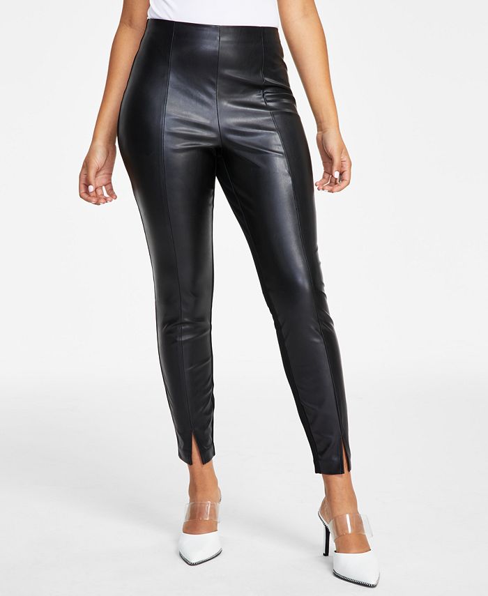 Faux-Leather Leggings, Created For Macy's Bar III Faux-Leather Leggings, Created For Macy's -CeCe cloth-shop