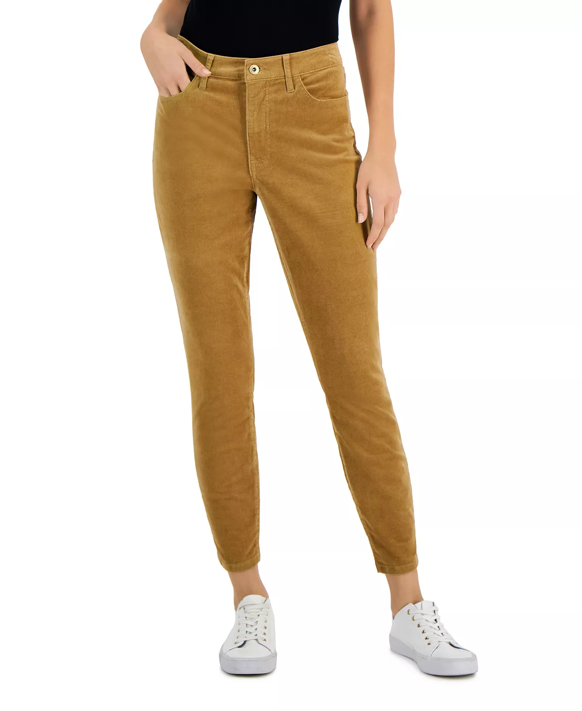 Women's Corduroy Skinny Ankle Pants Tommy Hilfiger Women's Corduroy Skinny Ankle Pants -CeCe cloth-shop