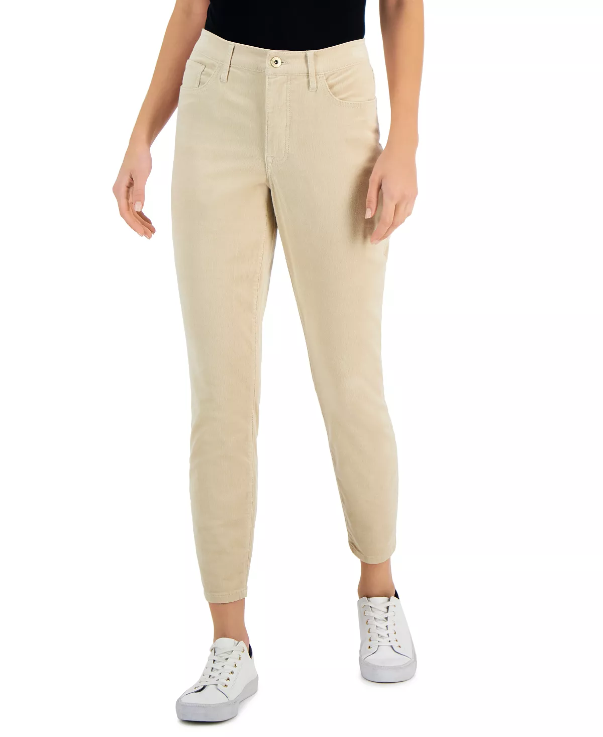 Women's Corduroy Skinny Ankle Pants Tommy Hilfiger Women's Corduroy Skinny Ankle Pants -CeCe cloth-shop
