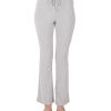Black Tape Women's Brushed Rib-Knit Straight-Leg Sweatpants