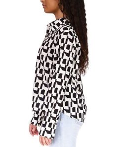 Sanctuary Women's Wide-Cuff Button-Front Shirt 2 Sanctuary Women's Wide-Cuff Button-Front Shirt -CeCe cloth-shop 22718378 fpx