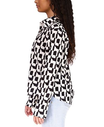 Women's Wide-Cuff Button-Front Shirt Sanctuary Women's Wide-Cuff Button-Front Shirt -CeCe cloth-shop