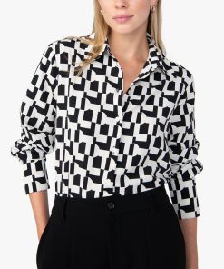 Sanctuary Women's Wide-Cuff Button-Front Shirt 3 Sanctuary Women's Wide-Cuff Button-Front Shirt -CeCe cloth-shop 22718380 fpx